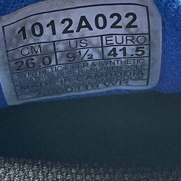 Asics Frequent Trail Black Sneakers Size 9.5 - Picture 10 of 11